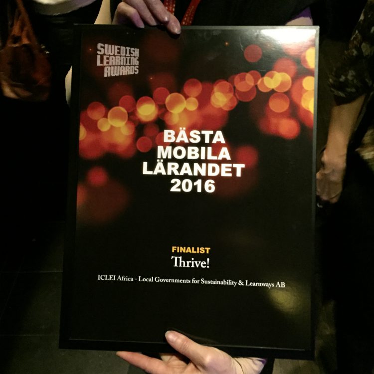 Picture of Best Mobile Learning award